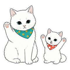 しろねことこねこの静かな日常のメイン画像